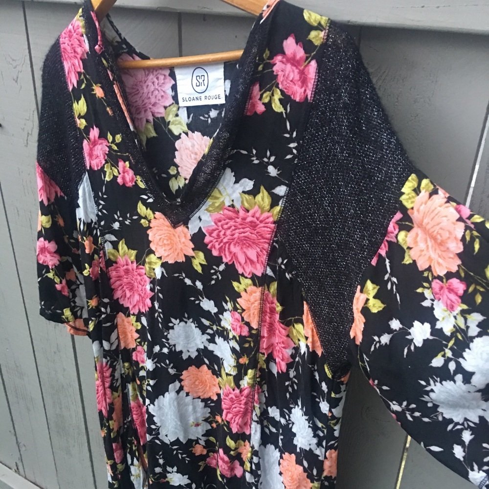 Sloan Rouge XL Floral shirt